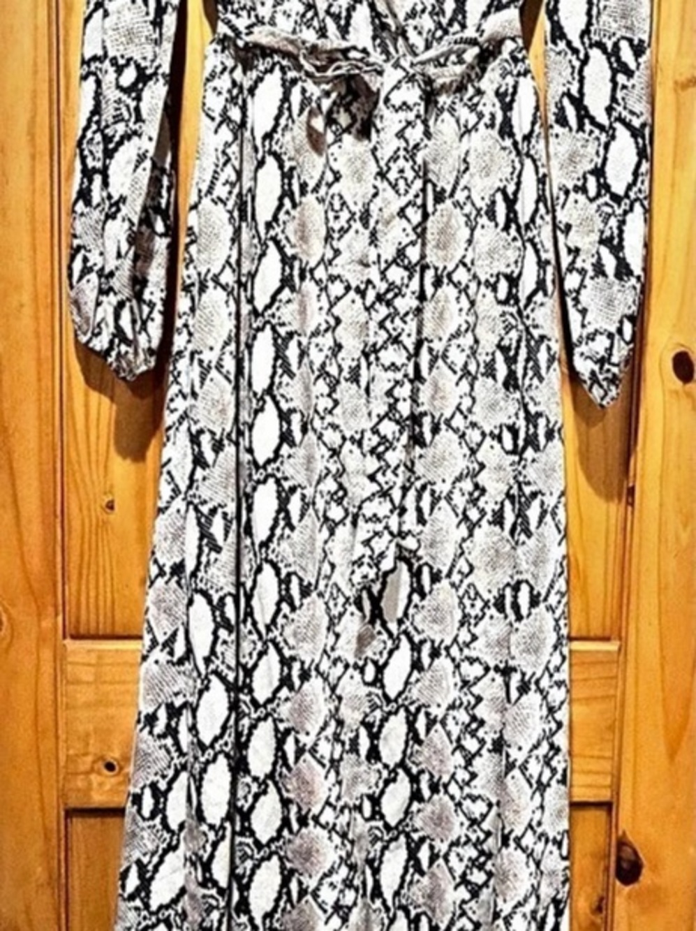 She Sky Snake Print Maxi Dress Size Medium Like New